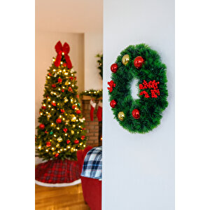 Yılbaşı Kapı Süsü 45 Cm Dekoratif Yılbaşı Süsü