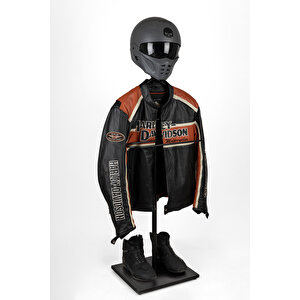 Biker Butler Kask Askılı Metal Dilsiz Uşak