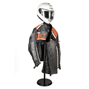 Biker Butler Kask Askılı Metal Dilsiz Uşak  - Yuvarlak Taban