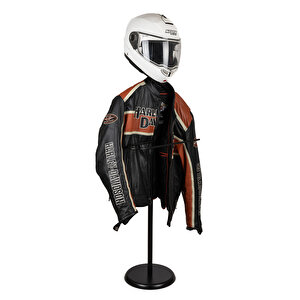 Biker Butler Kask Askılı Metal Dilsiz Uşak  - Yuvarlak Taban