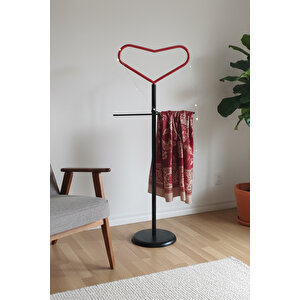 Rosaline Metal Kalp Figürlü Dilsiz Uşak - 45x115 Cm | Elektrostatik Fırın Boyalı