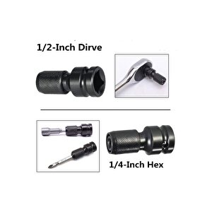 Torklu Somun Sıkma Bijon Sökme Darbeli Matkap Için Bits Adaptörü 1 Adet Yaylı Ağır Hizmet Mandreni