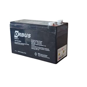 12v 7ah Amper Agm Jel Orbus Akü Ebatlar: 150x65x90mm