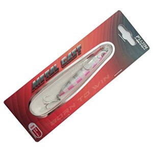 Metal Cast 20gr Shore Jig Yem Mt02 Pink Zebra Glow