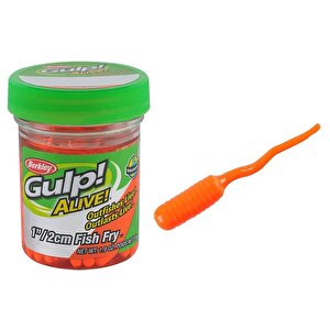 Gulp Alive Fish Fry 2cm Lrf Silikonu Fluorescent Orange