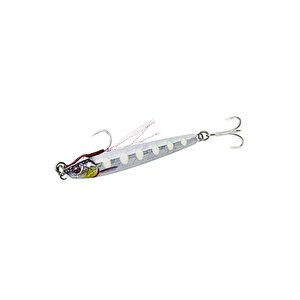 3d Jig Minnow 5 Gr 4,6 Cm Metal Jig Yem Bone White Glow