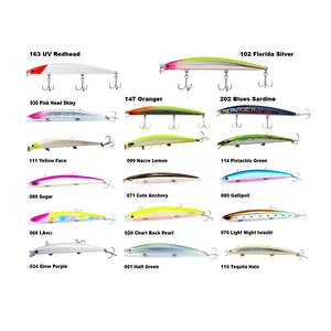 Volt Vl125s 14gr 12.5cm Slow Sinking Maket Balık 102 Florida Silver