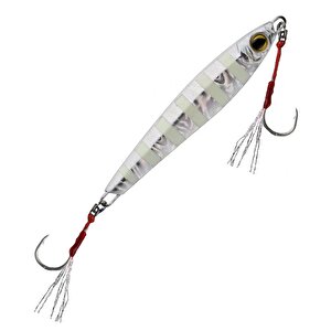 Seiryu Hyper 30gr Metal Jig Yem 10 Zebra Glow