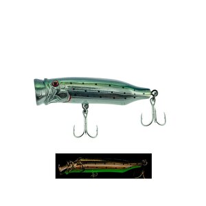 Salt Popper 70mm 9.5gr Su Üstü Maket Balık 043 Smokey Joe