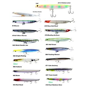 Venom 120mm 20gr Su Üstü Maket Balık 234 Uv Rainbow Lemon