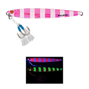 Valhalla Darksea 120gr Metal Jig Yem Mt47 Sakura Zebra Glow