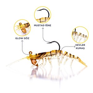 Sakura Shrimp 7.6cm 6.5gr Silikon Karides Yem E 027