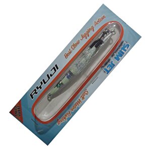 Slim Jet 10cm 40gr Metal Jig Yem Zebra Glow