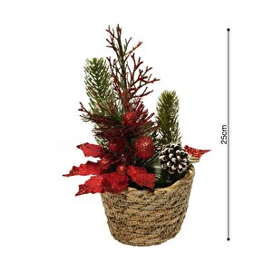 Sepet Noel 25cm