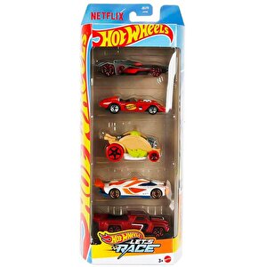 Hot Wheels Beşli Araba Seti Lets Race Jbj79