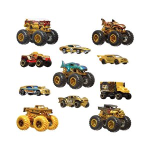 Hot Wheels Monster Trucks Bigfoot Trophy Şampiyonları Araba Ve Kamyon Çoklu Arabalar Jdw07