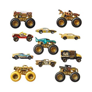 Hot Wheels Monster Trucks Bigfoot Trophy Şampiyonları Araba Ve Kamyon Çoklu Arabalar Jdw07