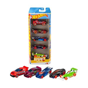 Hot Wheels Beşli Araba Seti Stunt Tracks Jbj83