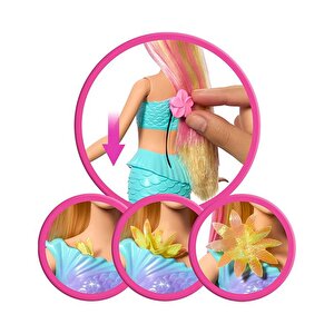 Barbie Büyülü Çiçekler Deniz Kızı Bebeği Jdm72