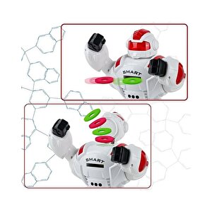 Birlik Oyuncak Uzaktan Kumandalı Full Fonksiyonlu Disk Atan Savaşçı Robot Mavi 27115