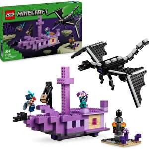 21264 Minecraft® Ender Ejderhası Ve End Gemisi