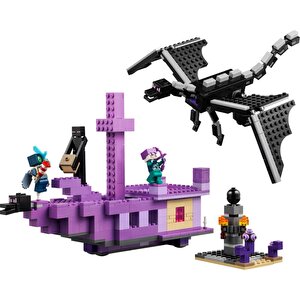 21264 Minecraft® Ender Ejderhası Ve End Gemisi