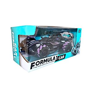 s Uzaktan Kumandalı Full Fonksiyonlu Şarjlı Formula 1 Arabası Buharlı Işıklı Mor A8863148