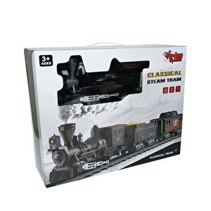 Vardem Işıklı Ve Sesli Klasik Buharlı Tren Seti 30 Parça 1613a