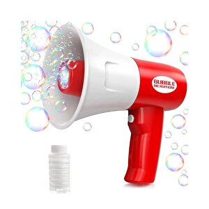 Karsan Oyuncak Köpük Atan Ses Kayıtlı Megafon Kırmızı 44324g