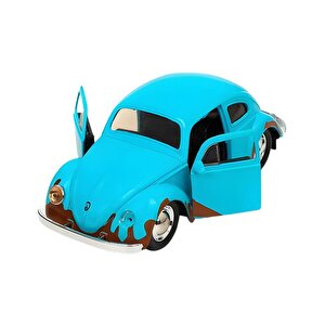 Disney Stitch Ve Volkswagen Beetle 1:32 Die Cast Araç Ve Figür 33251