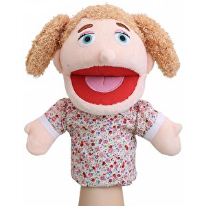 Ağzı Hareketli El Kuklası Kız Çocuk Figürü 2410140