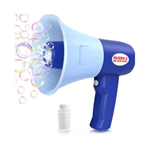 Karsan Oyuncak Köpük Atan Ses Kayıtlı Megafon Mavi 44324g