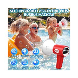 Karsan Oyuncak Köpük Atan Ses Kayıtlı Megafon Mavi 44324g