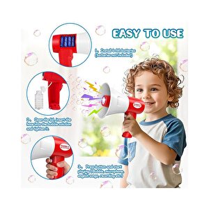 Karsan Oyuncak Köpük Atan Ses Kayıtlı Megafon Mavi 44324g