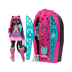 Monster High Skulltimate Secrets Hauntlywood Gizemli Catty Noir Bebek Jbg82