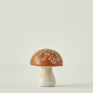 Mushroom Dekoratif Obje Kiremit (7x7x8 Cm) Kiremit