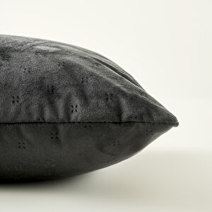 Rita Dekoratif Yastık Siyah (43x43 Cm) Siyah