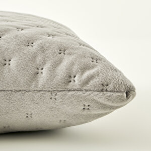 Rita Dekoratif Yastık Gri (43x43 Cm) Gri