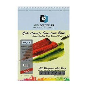 Çok Amaçlı Sanatsal Blok 200gr A4