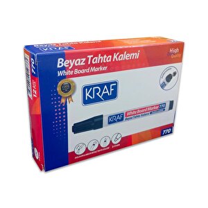 Doldurulabilir Beyaz Tahta Kalemi Siyah 12li Kutu 770