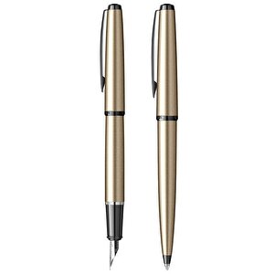 Metropolis Dolma Kalem Ve Tükenmez Kalem Takımı M Uç Saten Gri 78ms