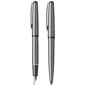 Metropolis Dolma Kalem Ve Tükenmez Kalem Takımı M Uç Mat Gri 78mg