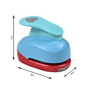 Şekilli Delgeç Kalp 3.8 Cm Km8815