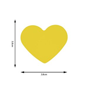 Kamei Şekilli Delgeç Kalp 3.8 Cm Km8815