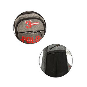 My Polo Sırt Çantası Gri 8815