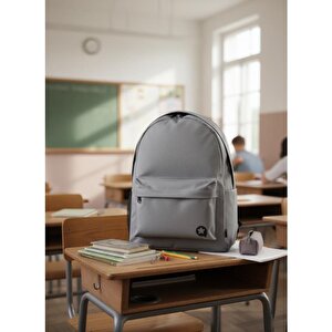 Yuga İki Gözlü Sırt Çantası Gri