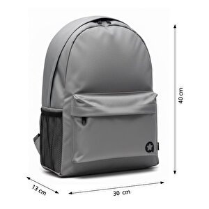 Yuga İki Gözlü Sırt Çantası Gri