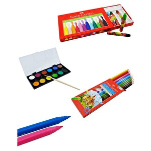 Öğrenci Boyama Seti Kalem Çantalı