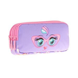 Kaukko Kids 3 Bölmeli Kalem Çantası Toys Cat L8236