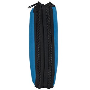 İki Gözlü Mavi Kalem Çantası